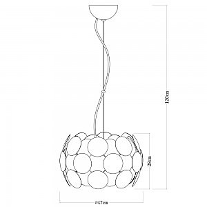 Подвесная люстра Arte Lamp PLUTO A5839SP-4WH