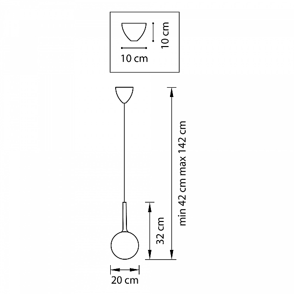 Светильник подвесной Lightstar Globo 813022