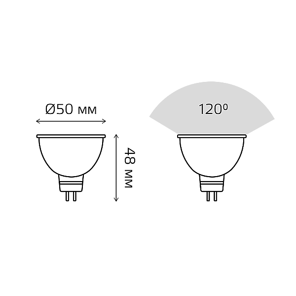 Светодиодная лампа Gauss 13526