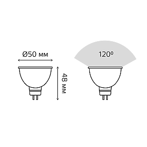Светодиодная лампа Gauss 13526
