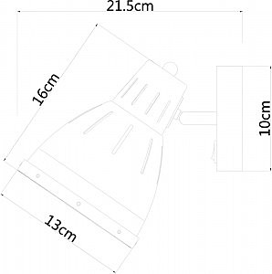 Светильник спот Arte Lamp Marted A2215AP-1BK