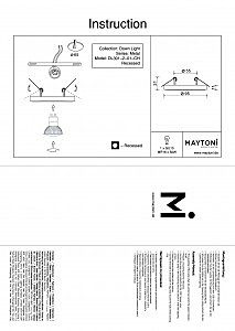 Встраиваемый светильник с узорами Metal DL301-2-01-CH Maytoni