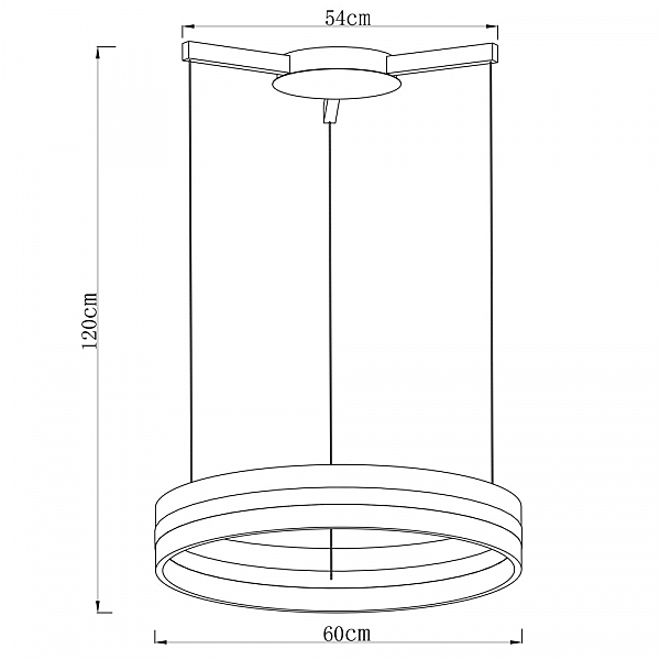 Подвесная светодиодная люстра Sorento Arte Lamp A2501SP-1WH