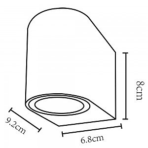 Уличный настенный светильник Arte Lamp Compass A3102AL-1WH