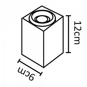 Накладной светильник Arte Lamp Pictor A5655PL-1WH