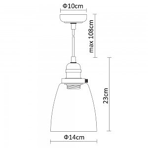 Светильник подвесной Arte Lamp Trento A9387SP-1CC