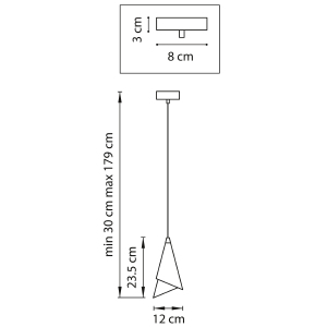 Светильник подвесной Lightstar Cone 757010