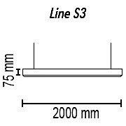 Светильник подвесной TopDecor Line Line S3 12