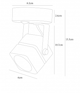 Светильник спот Arte Lamp Misam A1315AP-1BK