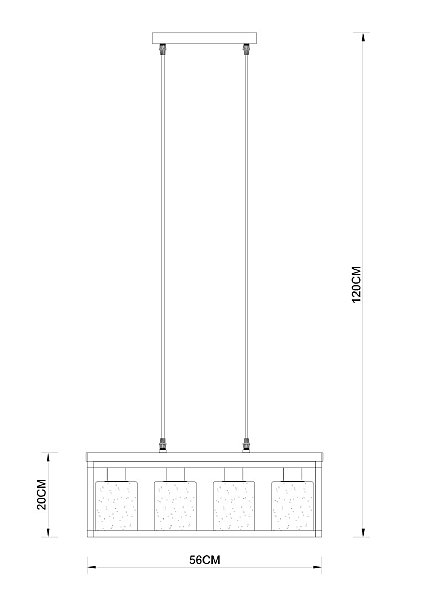 Подвесная люстра Arte Lamp Dublin A7025SP-4BK