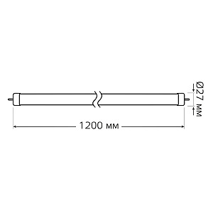 Светодиодная лампа Gauss Elementary T8 93024