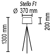 Торшер TopDecor Stello Stello F1 71 09g