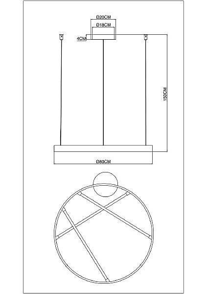 Подвесная люстра Arte Lamp Ricco A1874SP-45BK