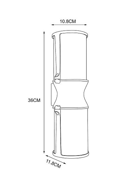 Уличный настенный светильник Arte Lamp Minchir A8306AL-2BK