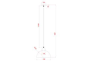 Светильник подвесной Arte Lamp Recinto A7053SP-1BK