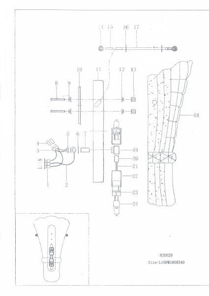 Настенное бра Lightstar Zucche 820629