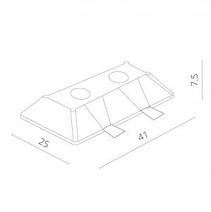 Встраиваемый светильник Arte Lamp INVISIBLE A9270PL-2WH