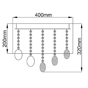 Потолочная люстра MW Light Жаклин 465011305