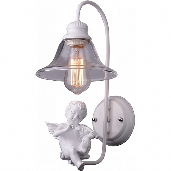 Бра с ангелочками Amur A4288AP-1WH Arte Lamp