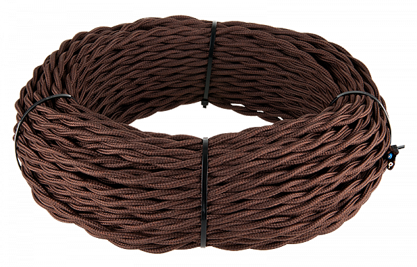 Werkel Ретро кабель витой 2х1,5 (коричневый)