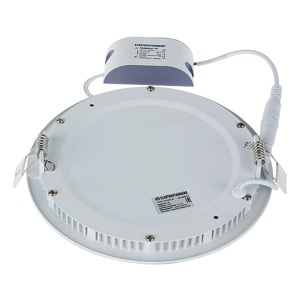 Встраиваемый светильник Elektrostandard DLR006 DLR006 12W 4200K PS/N перламутровый серебро/никель