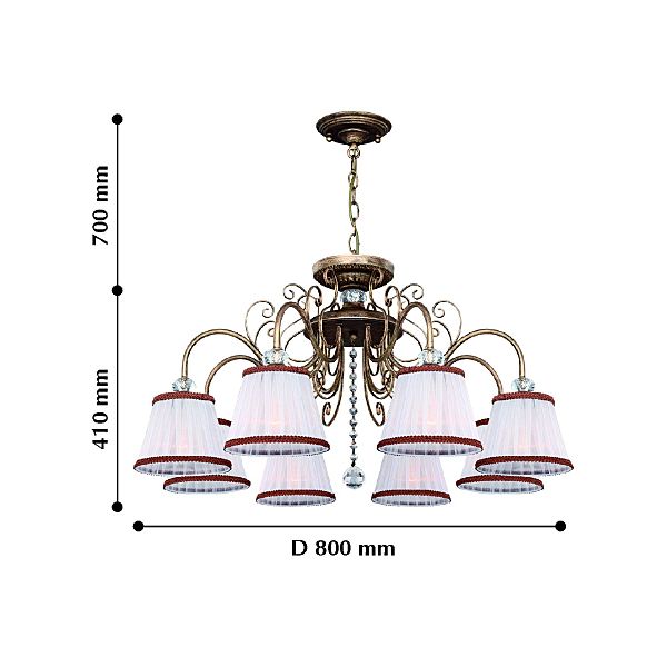 Подвесная люстра F-Promo Amanda 2151-8PC