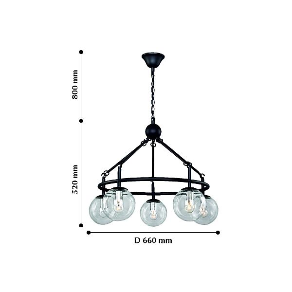 Подвесная люстра F-Promo Cirque 2169-5P