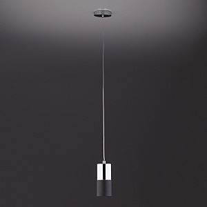 Светильник подвесной Eurosvet Mini Topper 50146/1 хром/черный