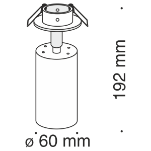 Встраиваемый светильник Maytoni Focus C018CL-01W