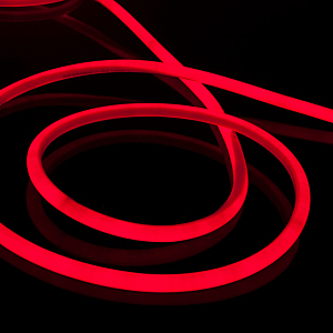 Светодиодный шнур Elektrostandard Светодиодный гибкий неон Гибкий неон LS003 220V 9.6W 144Led 2835 IP67 16mm круглый красный, 50 м a043549