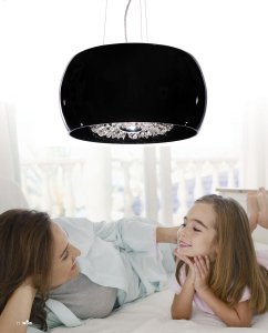 Подвесная хрустальная люстра Disposa Lumina Deco LDP 7018-400 BK