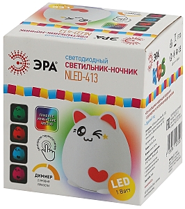 Детский ночник ЭРА NLED-413-1W-P