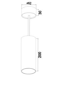 Светильник подвесной Maytoni Focus Led P071PL-L12W3K