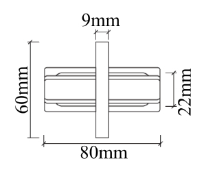 Соединитель линейный (однофазный) для встреиваемого шинопровода Crystal Lux Clt 0.2211 CLT 0.2211 01 WH