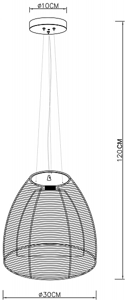 Светильник подвесной Deko-Light Filo Big Mob 342028