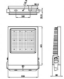 Прожектор уличный Deko-Light Atik 732043