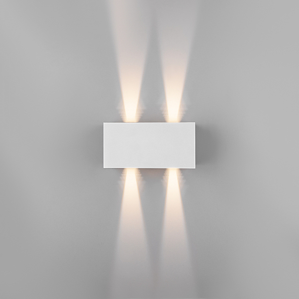 Уличный настенный светильник Elektrostandard Winner WINNER DOUBLE LED белый (35137/W)