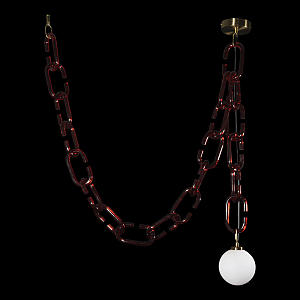 Светильник подвесной Loft It Chain 10128C Red