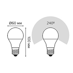 Светодиодная лампа Gauss 102102410