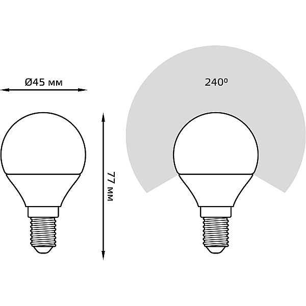 Светодиодная лампа Gauss 105101307