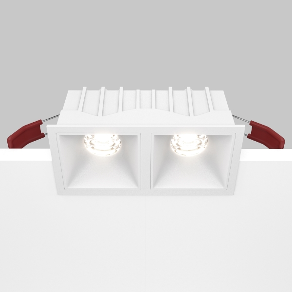 Встраиваемый светильник Maytoni Alfa LED DL043-02-10W4K-D-SQ-W