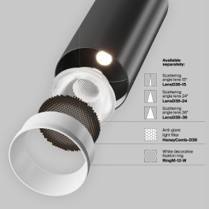 Трековый светильник Maytoni Focus LED Unity TR021-1-12B3K-W-B