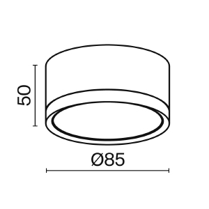 Светильник потолочный Maytoni Hoop C086CL-GX53-SRD-W