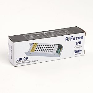 Трансформатор электронный для светодиодной ленты Feron LB009 48007