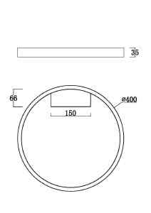 Светильник потолочный Maytoni Rim MOD058CL-L25W3K