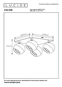 Светильник спот Lucide Favori 09932/04/31