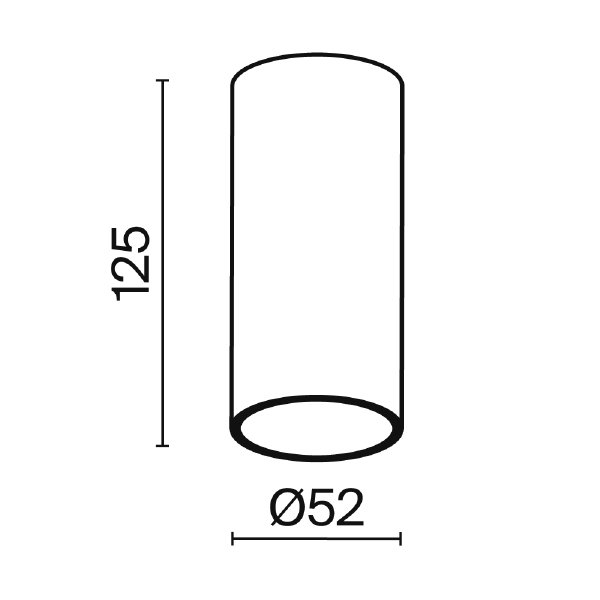 Накладной светильник Maytoni FOCUS LED C056CL-L12B3K-W-B