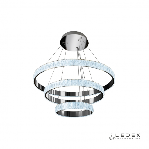 Подвесная люстра ILedex Crystal ice MD7212-90A CR