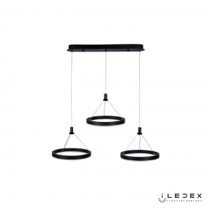 Светильник подвесной ILedex Libra D075-3 BK