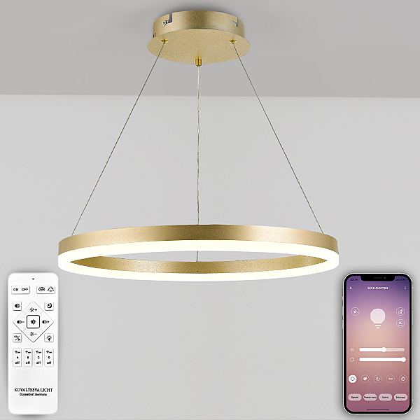 Подвесная люстра Natali Kovaltseva Oreol LED LAMPS 81296